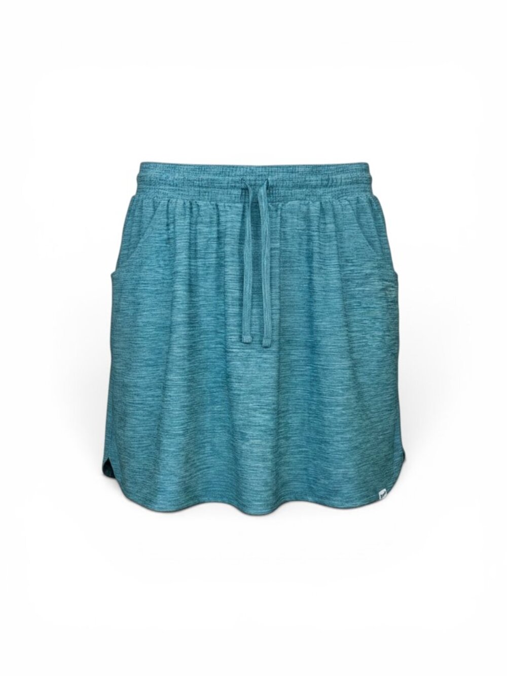 Duluth Trading Company Heather Blue Green Women's Skort Size 8